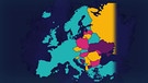 Symbolbild: Landkarte Europa nach dem Zerfall der Sowjetunion | Bild: BR, colourbox.com, picture-alliance/dpa; Montage: BR