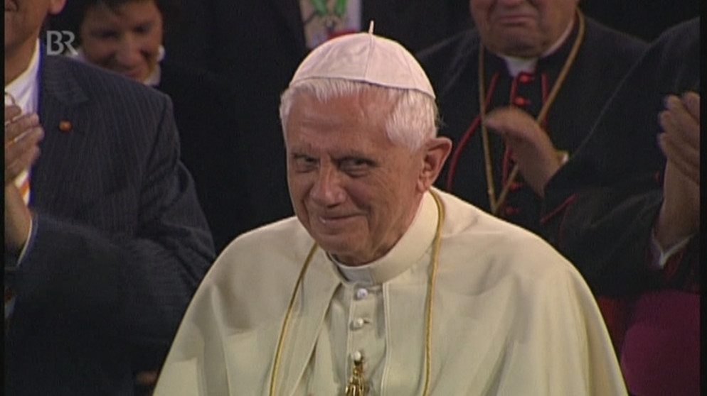 Papst Benedikt XVI. in Regensburg | Bild: Bayerischer Rundfunk