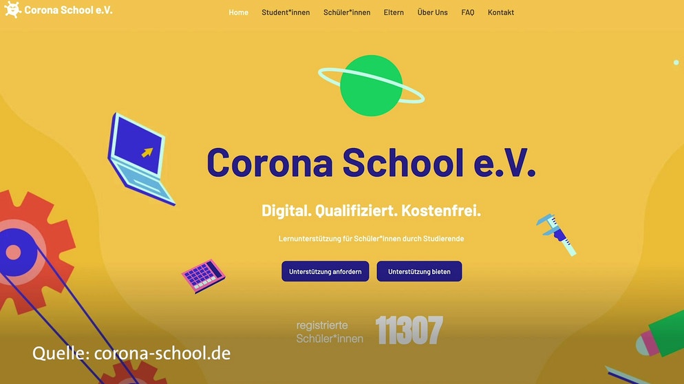 Corona School e. V. | Bild: corona-school.de