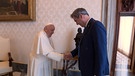 Privataudienz - Ministerpräsident Söder bei Papst Franziskus | Bild: Bayerischer Rundfunk 2024