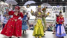 Tanz der Marktweiber auf Viktualienmarkt | Bild: Bayerischer Rundfunk 2024