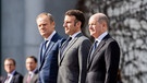 Macron und Tusk bei Scholz | Bild: Bayerischer Rundfunk 2024