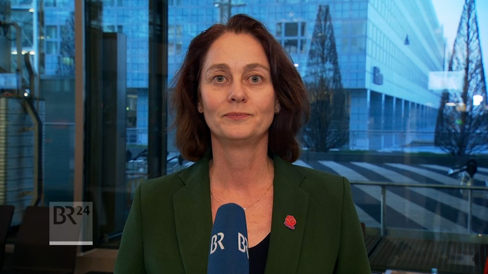 Katarina Barley, Vizepräsidentin des Europa-Parlaments | Bild: Bayerischer Rundfunk 2024