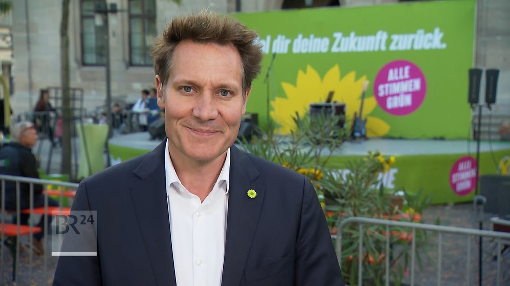 Ludwig Hartmann, Spitzenkandidat der Bayerischen Grünen | Bild: Bayerischer Rundfunk 2023