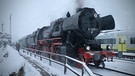 Die im Beitrag gezeigte Dampflok der Fränkischen Museums-Eisenbahn Nürnberg | Bild: Bayerischer Rundfunk 2023