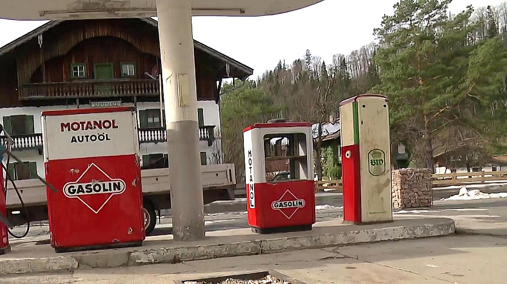Tankstelle aus den 50ern | Bild: Bayerischer Rundfunk