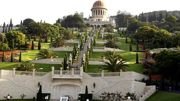 Tempel der Bahai am Berg Carmel in Haifa | Bild: picture-alliance/dpa