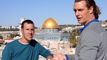 Humus-Kenner Dvir Hollander mit Tom Franz in Jerusalem | Bild: megaherz GmbH