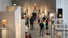 Ausstellungsraum des neuen Ägyptischen Museums in München | Bild: picture-alliance/dpa