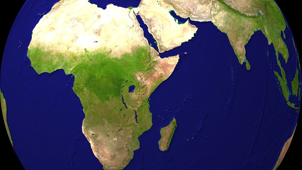 Afrika auf der Welkugel | Bild: picture-alliance/dpa