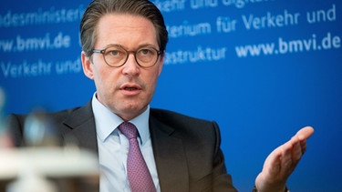 Andreas Scheuer (CSU), Bundesminister für Verkehr und digitale Infrastruktur.  | Bild: dpa-Bildfunk/Kay Nietfeld