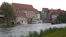 Blick auf die Regnitz und die Altstadt von Bamberg. | Bild: BR/Alexander Krauß