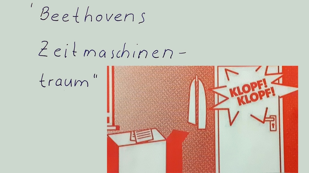 Szene aus dem Comic "Beethovens Zeitmaschinentraum" von Daniel Sigloch | Bild: BR
