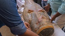 Ägypten: 3000 Jahre alte Holzsärge mit Mumien entdeckt | Bild: dpa-Bildfunk/Li Binian