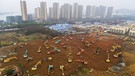 China baut in aller Schnelle ein Krankenhaus | Bild: dpa-Bildfunk