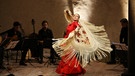 Flamenco: Tänzerin mit Tuch. | Bild: picture-alliance/dpa