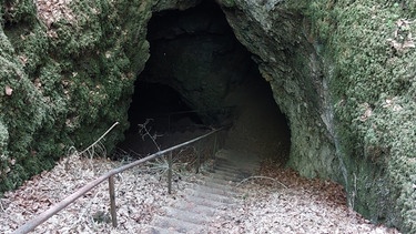 Zugang zur Arndthöhle im Altmühltal.  | Bild: BR | Mischa Drautz
