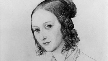 Die Pianistin und Komponistin Clara Wieck - verheiratete Schumann - im Alter von siebzehn Jahren.  | Bild: picture alliance / akg