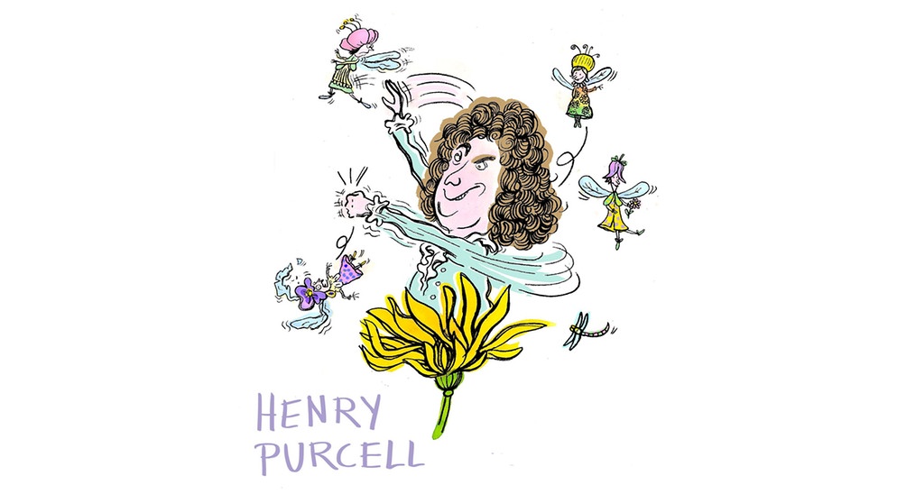 gezeichnetes Porträt des Komponisten Henry Purcell | Bild: BR | Teresa Habild