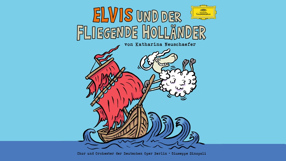 CD-Cover: "Elvis und der Fliegende Holländer" von Katharina Neuschaefer | Bild: BR | Deutsche Grammophon | Teresa Habild