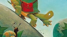 Tranquilla Trampeltreu, die beharrliche Schildkröte; Ausschnitt Buchcover | Bild: Michael Bayer, Thienemann Verlag