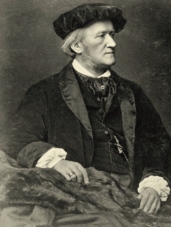 Fotographie des Komponisten Richard Wagner. | Bild: dpa - Bildarchiv