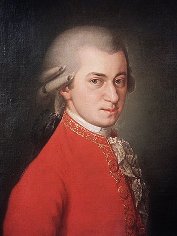 Das wohl berühmteste Mozart-Porträt, in Anlehnung an das Familiengemälde von 1780/81 postum gemalt von Barbara Krafft im Jahr 1819. | Bild: picture-alliance/dpa