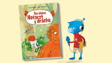 Buchcover "Der kleine Notarztdrache" von Jessica Kremser, Katha Gehrmann | Bild: Sauerländer Verlag, Montage: BR