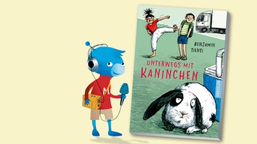 Buchcover "Unterwegs mit Kaninchen" von Benjamin Tienti | Bild: DresslerVerlag, Montage: BR