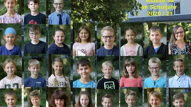 Die Kinder der Klasse 3a der Grundschule Ahrain. | Bild: BR | Sabine Stix