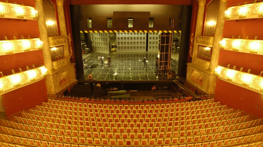 Zuschauerraum im Nationaltheater. | Bild: picture-alliance/dpa