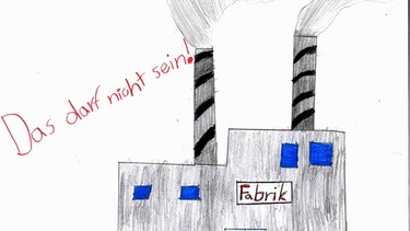 Zeichnung von einer Schülerin/einem Schüler aus der Klasse 4a der Gröbenbachschule | Bild: BR