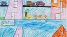 Zeichnung von Quirin aus der Klasse 4b der Grundschule am Pilsensee in Hechendorf | Bild: BR