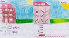 Zeichnung von Leon aus der Klasse 4b der Grundschule am Pilsensee in Hechendorf | Bild: BR