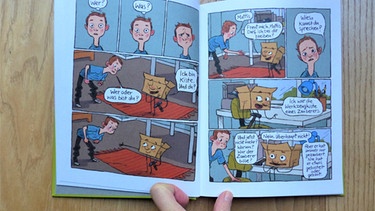 Beispielseite aus dem Comic "Kiste" von Patrick Wirbeleit (Autor) und Uwe Heidschötter (Bilder), Reprodukt-Verlag. | Bild: BR | Cornelia Neudert