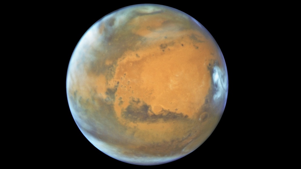 Der rote Planet Mars | Bild: picture-alliance/dpa/NASA