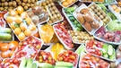 Obst und Gemüse in Plastikverpackungen. | Bild: stock.adobe.com