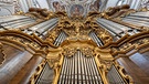 Die Orgel im Dom im Dom St. Stephan in Passau. Mit 17974 Pfeifen und 208 Registern ist sie die größte Kirchenorgel der Welt. | Bild: picture alliance/Armin Weigel/dpa