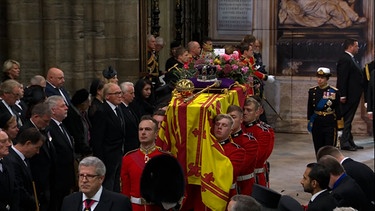Staatsbegräbnis für die britische Königin Elizabeth II. | Bild: Bayerischer Rundfunk 2022