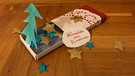 Weihnachtsgeschenke in letzter Minute: die fertige Weihnachtsbox. | Bild: BR | Kerstin Öchsner