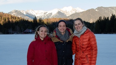 Der Kälte-Check / Tobi Krell trifft Eisschwimmerin und zweifache Weltmeisterin Ines Hahn und Ärztin Anja am bayerischen Lautersee | Bild: BR / megaherz GmbH