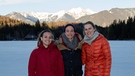 Der Kälte-Check / Tobi Krell trifft Eisschwimmerin und zweifache Weltmeisterin Ines Hahn und Ärztin Anja am bayerischen Lautersee | Bild: BR / megaherz GmbH