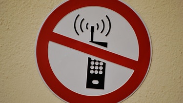 Hier sind Smartphones verboten. | Bild: picture-alliance/dpa