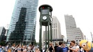 Historische Ampel am Potsdamer Platz in Berlin | Bild: picture-alliance/dpa