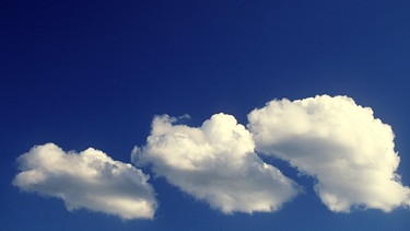 Cumuluswolken - auch Haufen- oder Quellwolken genannt | Bild: picture-alliance/dpa