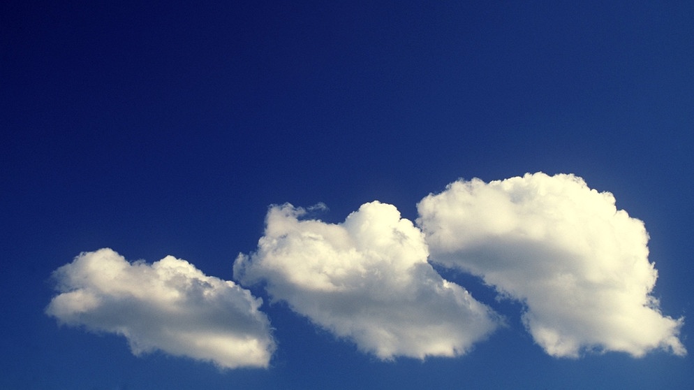 Cumuluswolken - auch Haufen- oder Quellwolken genannt | Bild: picture-alliance/dpa