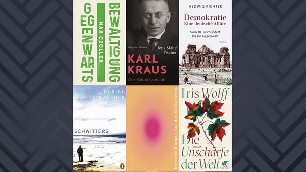 Die Nominierten für den Bayerischen Buchpreis stehen fest | Bild: Hanser / Zsolnay / C. H. Beck / Penguin / Klett-Cotta