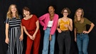 Der Münchner Verlag &Töchter, zu sehen sind von links nach rechts: Lydia Hilebrand, Elena Straßl, Jessica Taso, Sarah Zechel und Laura Nerbel.  | Bild: Studio Seidel