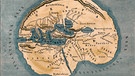 Die Erde nach Herodot, ein Holzstich von 1867. Der griechische Geschichtsschreiber berichtete vom Reitervolk der Skythen, die sich im erhitzten Cannabis-Dampf berauschten | Bild: akg images/picture alliance