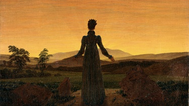 "Frau vor der untergehenden Sonne" von Caspar David Friedrich | Bild: Gemeinfrei/Wikimedia Commons